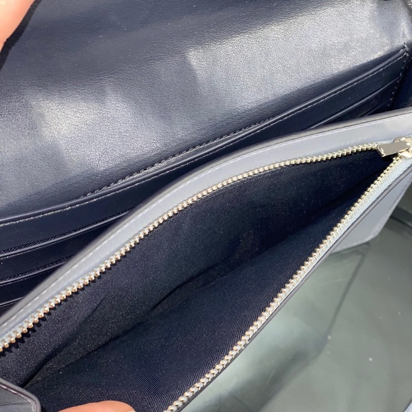 Coach Hayden Croc Embossed Chain Wallet Crossbody - Picture 3 of 6